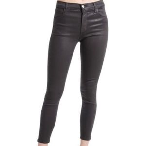 J Brand Alana High Rise Crop Coated Dust 31